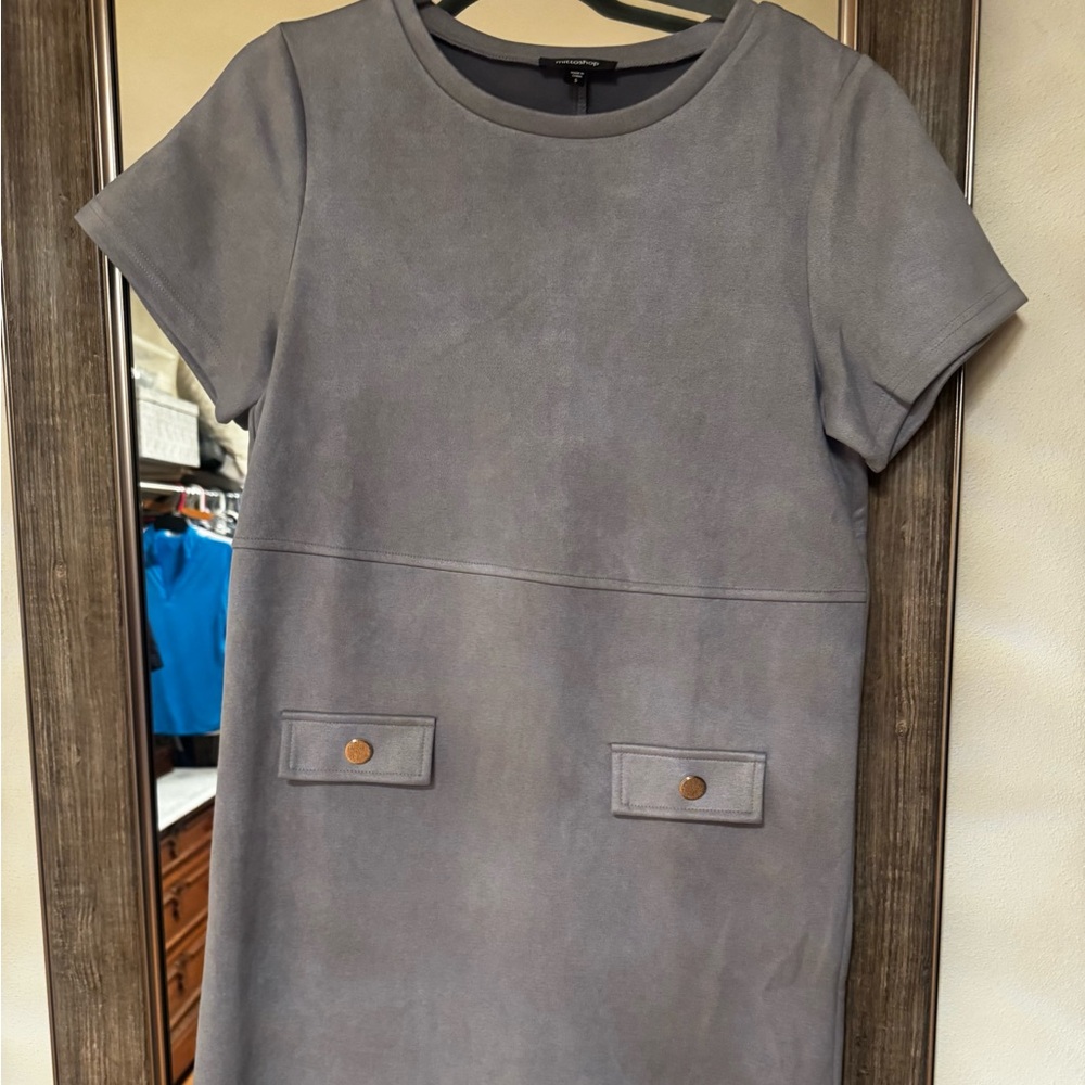 Mittoshop lavender dress with Button Accents